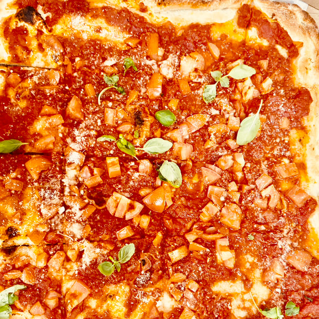 Sicilian Tomato Pie.