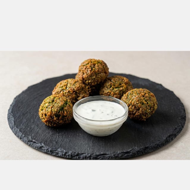 Edamame Falafel.