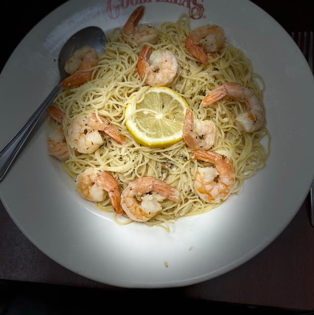 Scampi Pasta.