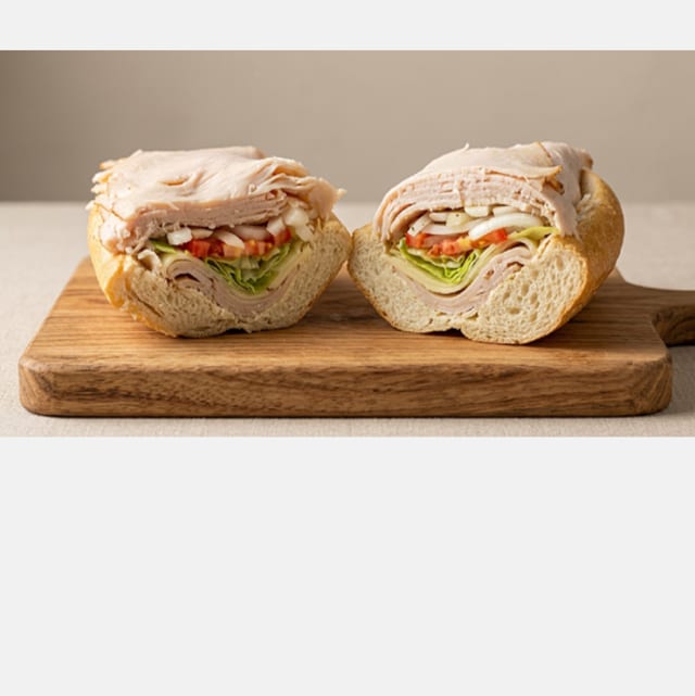 Turkey & Provolone Hoagie.