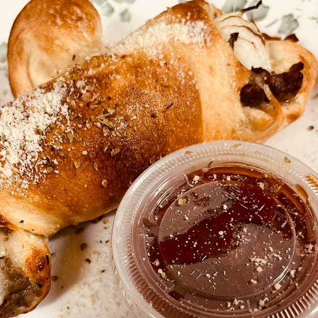Cheesesteak with Fried Onions.