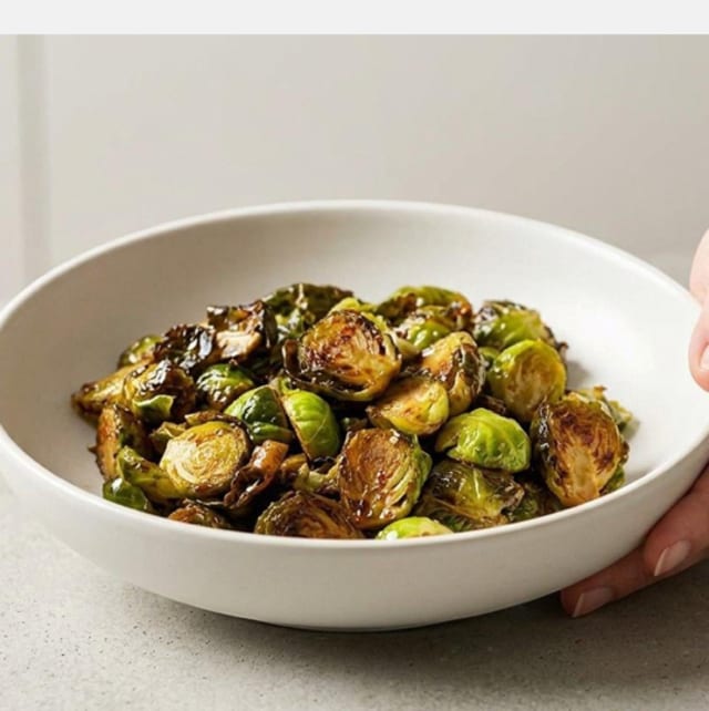 Cripsy Brussel Sprouts.