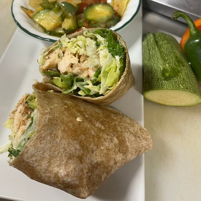 Chicken Cheese Steak WRAP.