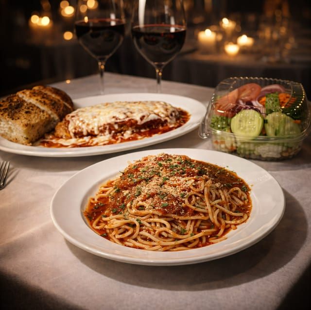 Eggplant Parmigiana.