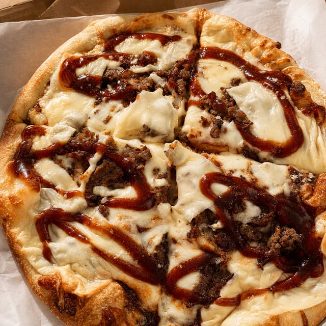 Cowboy Steak Pizza.