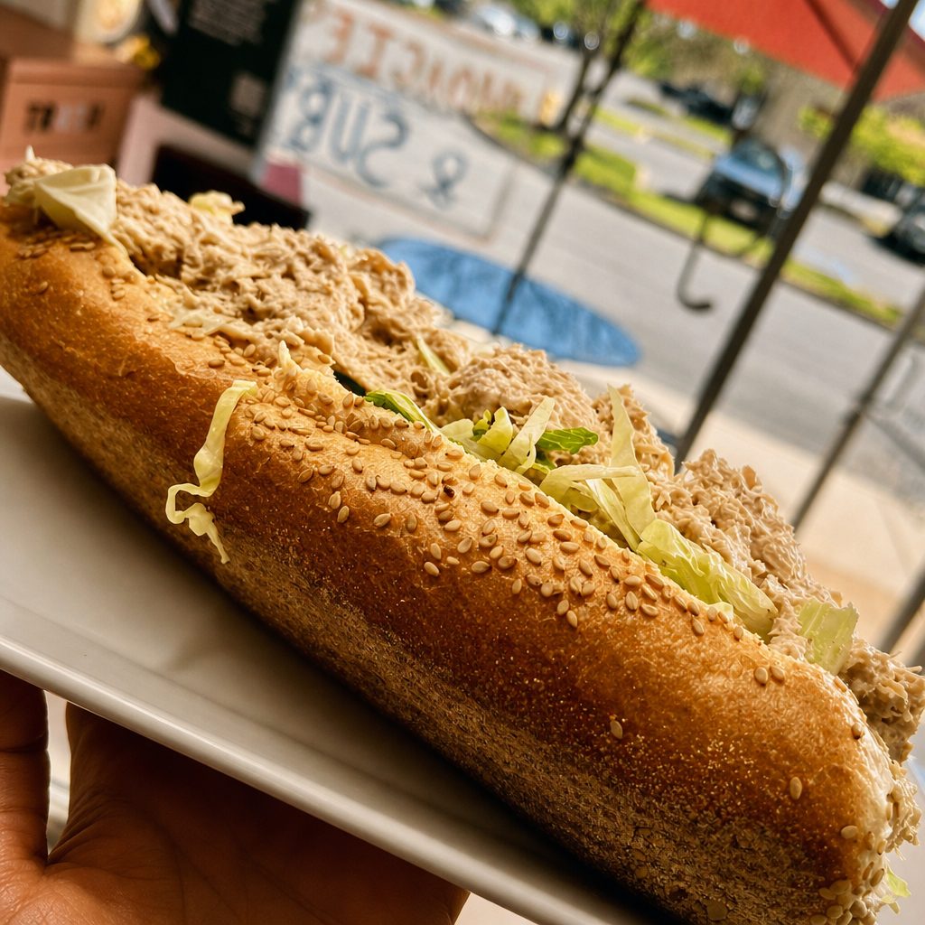 Tuna Salad & Provolone Hoagie.