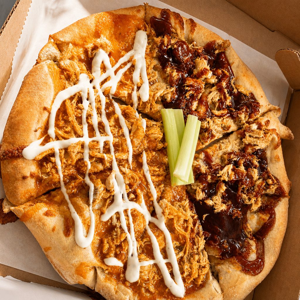 Buffalo Chicken Pizza.