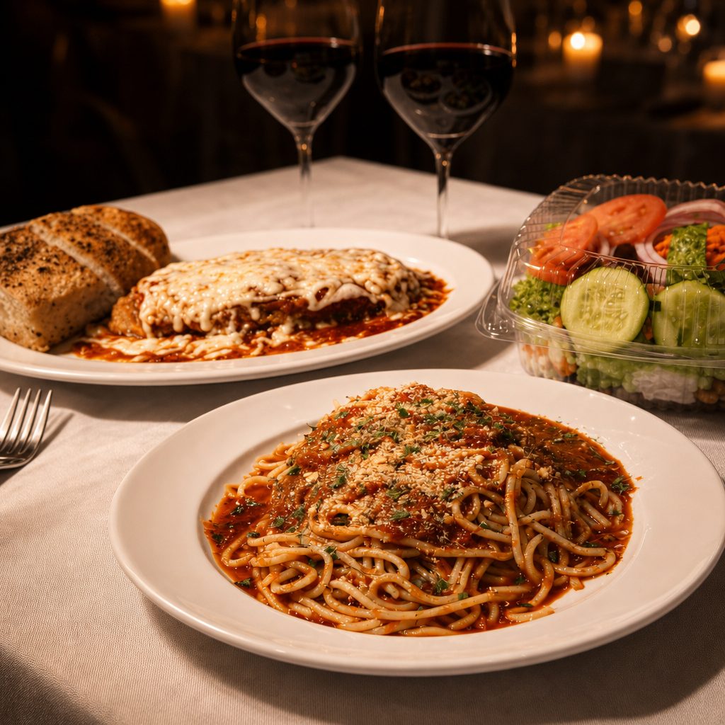 Chicken Parmigiana.