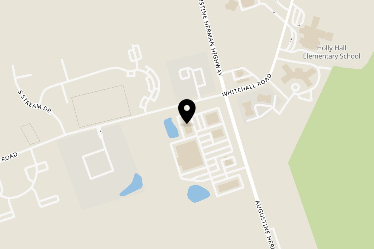 Map showing the location of G's Pizzeria Elkton MD on 309 Augustine Herman Hwy Suite 104 in Elkton